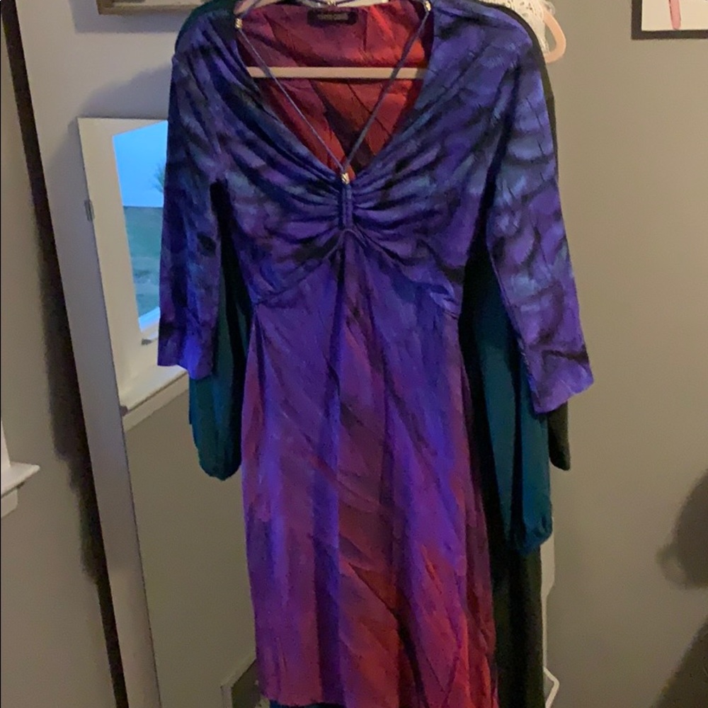 Roberto Cavalli multi color fitted dress (sz 42